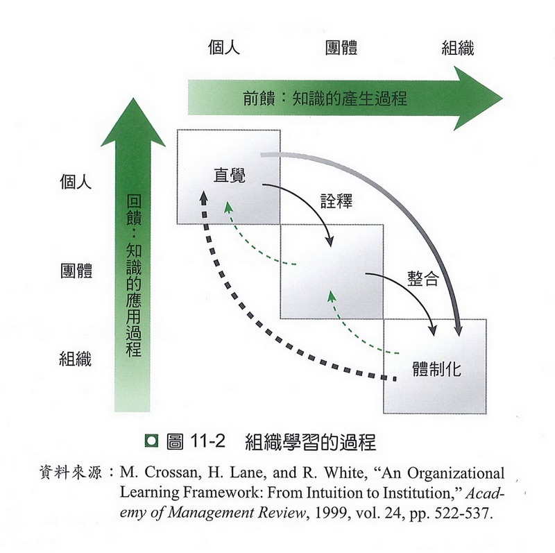4I模型：組織學習的過程